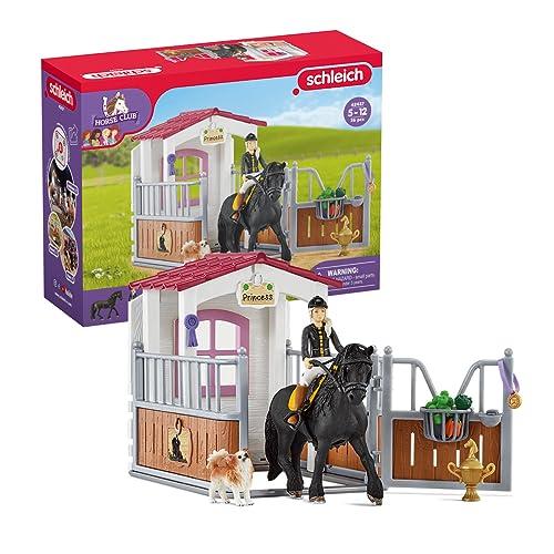 SCHLEICH BOX PER CAVALLI CON TORI E IL SUO CAVALLO PRINCIPESSA