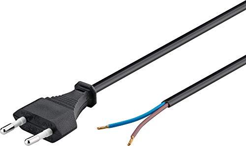 Cavo di Alimentazione Goobay 50085 - 1.5m, Nero, con Capicorda