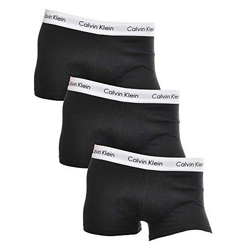 Calvin Klein 3p Brief, Slip Uomo, Nero