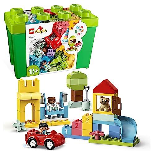 LEGO DUPLO Contenitore di Mattoncini Grande con Macchina Giocattolo