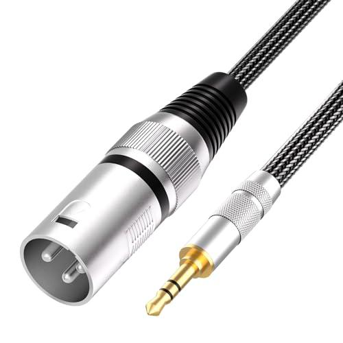 Tisino Cavo Audio da 3.5mm a XLR Maschio - 2 Metri