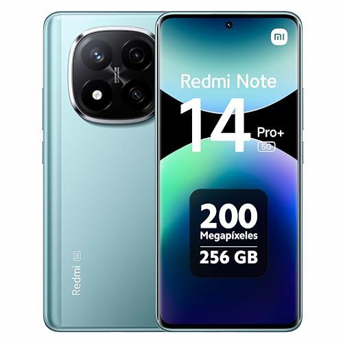 Xiaomi Redmi Note 14 Pro+ 5G Smartphone, 8GB RAM 256GB, schermo AMOLED 6.67 pollici 1.5K, sensore di impronte digitali, fotocamera 200MP, NFC, ricarica rapida 120W, Bleu