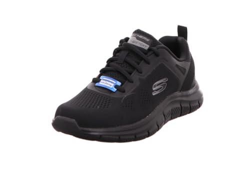 Skechers Track Broader, Scarpe sportive Uomo, Black Mesh Pu, 46 EU