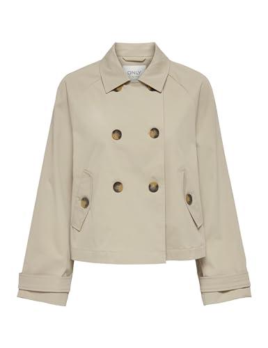 ONLY Trench Coat ONLAPRIL Oxford Tan