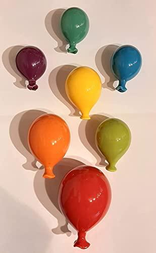 Palloncino Decorativo in Ceramica Arancione - Eleganza Artigianale per le Tue Pareti