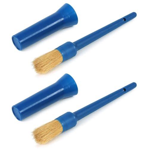 AOEVUIR 2 Pezzi Spazzola per Zoccoli di Cavallo con Setole in Pelo di Maiale