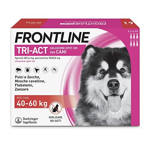 Frontline Tri-Act Cane XL (40-60kg) - 6 Pipette Antiparassitarie