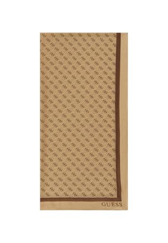 GUESS Sciarpa Katia 90x180 4G Logo AW5341POL03 Latte Logo