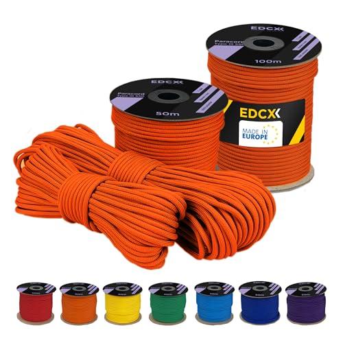 EDCX Paracord 550 in Poliestere 4mm - Corda di Sopravvivenza ad Alta Resistenza