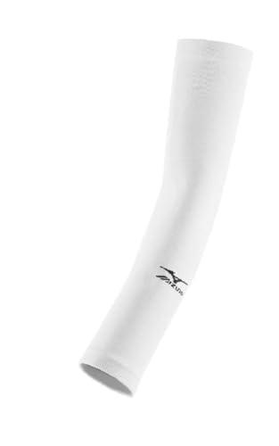 Mizuno Armguard: Coppia di Manicotti Unisex per Pallavolo - Bianco