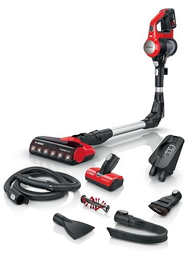 Bosch Serie 8 BCS711PET Scopa Elettrica Senza Sacco, Rosso