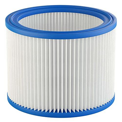 Filtro a pieghe rotondo vhbw per aspirapolvere Makita VC2010L, VC2012L, VC2511, VC2512L, VC3011L, VC3012L, VC3511L