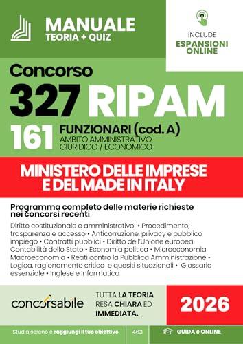 Concorso RIPAM Ministero delle Imprese e del Made in Italy: La Guida Completa e Aggiornata con Teoria e Quiz – Include Espansioni Online