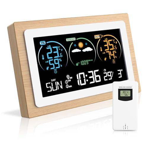 Stazione Meteo Digitale con Sensore Esterno Wireless e Barometro