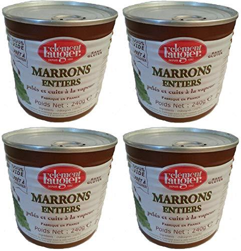 Clément Faugier - Castagne Intere Pelate e Cotte al Vapore - 240g - Lotto di 4