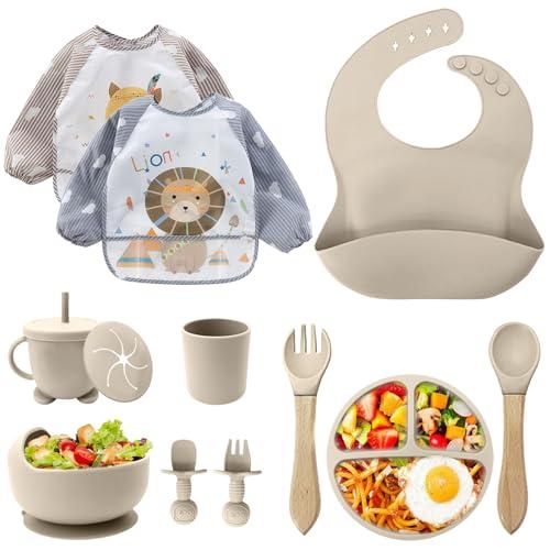 CUBTEM Set Pappa Svezzamento 12 Pezzi in Silicone