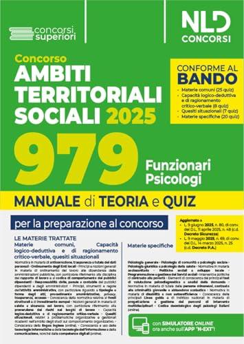 Concorso ATS (Ambiti Territoriali Sociali) per 979 funzionari psicologi (Cod. C.)