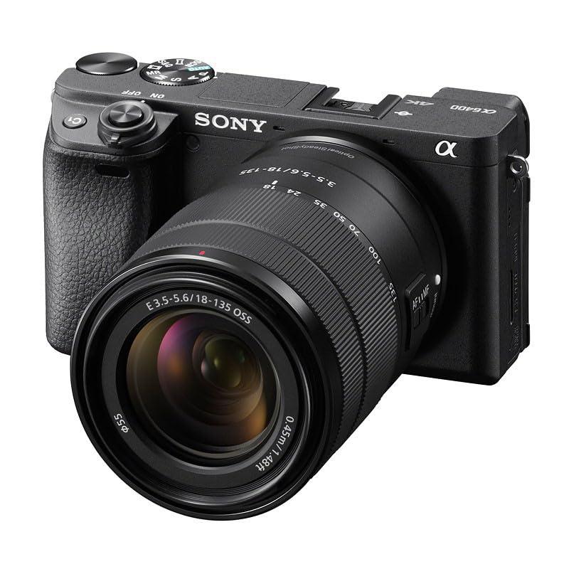 Sony Alpha 6400 con obiettivo 18-135mm: La fotocamera mirrorless APS-C ideale per foto, video e vlogging