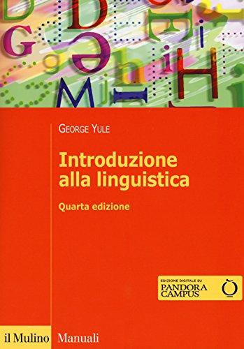 Introduzione alla Linguistica