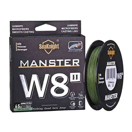 SeaKnight W8 II Filo da Pesca Trecciato 8 Fili - Verde Bassa Visibilità