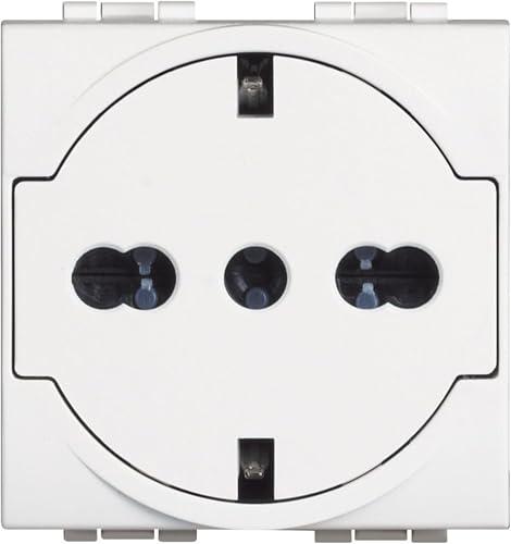 BTicino Livinglight SN4140V16FF Presa Universale Flat Bianco