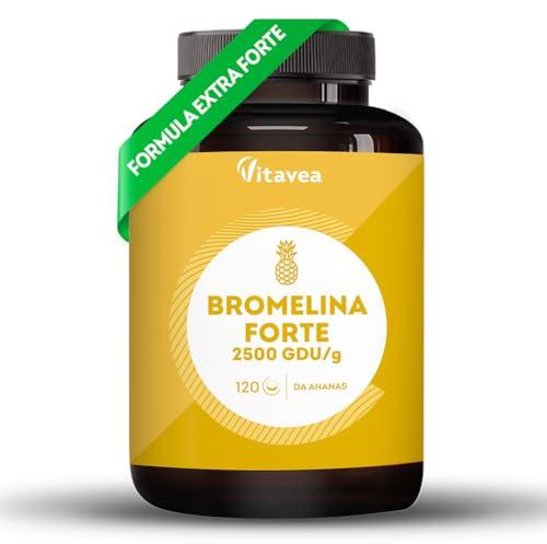 Bromelina Forte 2500 GDU/g - Integratore Drenante e Digestivo Naturale