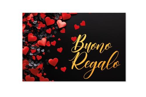 10 Buoni Regalo Personalizzabili - Gift Card, Coupon, Voucher 10x15 cm