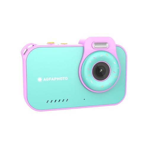 AgfaPhoto Realikids Cam Waterproof 2 - Fotocamera Impermeabile per Bambini Blu