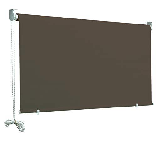 Tenda a Caduta Garden Friend Marrone 150x250 cm con Catenella