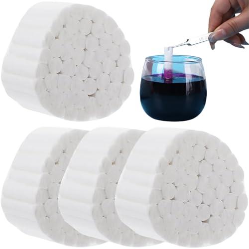 200 rotoli di lana dentata Panni Cotone per Dentisti,Rotoli Cotone Dentale,Tamponi Cotone per Dentisti,Batuffolo Cotone Arrotolato,Batuffoli di Cotone Arrotolato Dentale,Cotone Altamente Assorbente