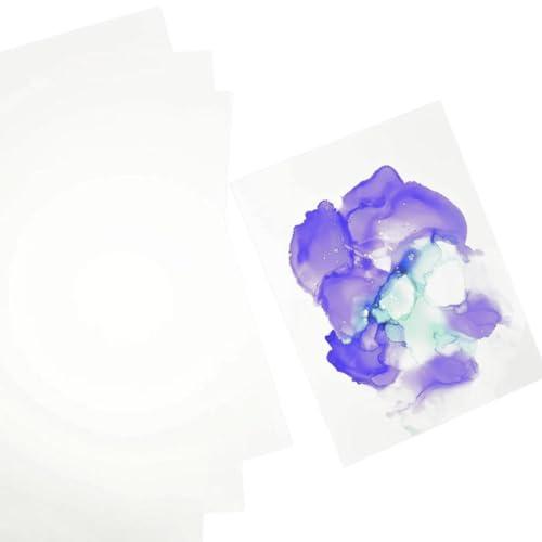 Craftelier - Carta Yupo per Inchiostri ad Alcool, 30,5x30,5 cm, 10 Fogli