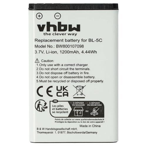 Batteria vhbw Li-Ion 1200 mAh per Doro Primo 405