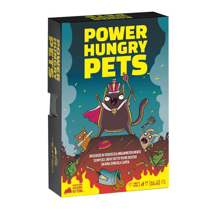 Power Hungry Pets - Asmodee, Gioco di Carte