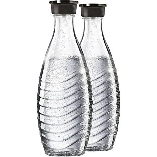 SodaStream Duopack - 2 bottiglie in vetro per gasatori modelli Penguin e Crystal, 2 x 0,6 litri