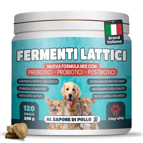 IntegraPet Probiotici per Cani - 120 Snack Masticabili