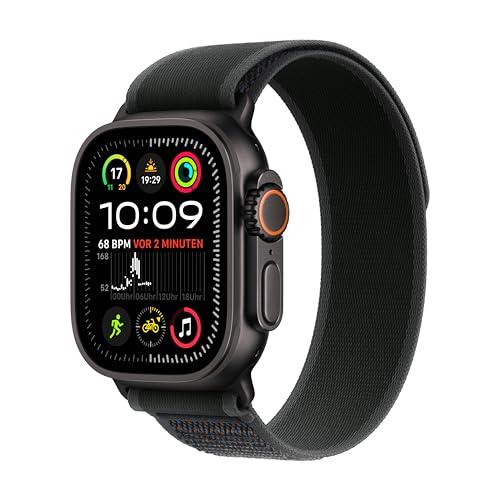 Apple Watch Ultra 2 (2024) Titanio Nero 49mm 4G Trail Loop Nero S/M (DE)