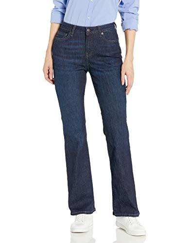 Amazon Essentials Jeans Elasticizzati Bootcut Donna - Delavé Scuro, Taglia 48