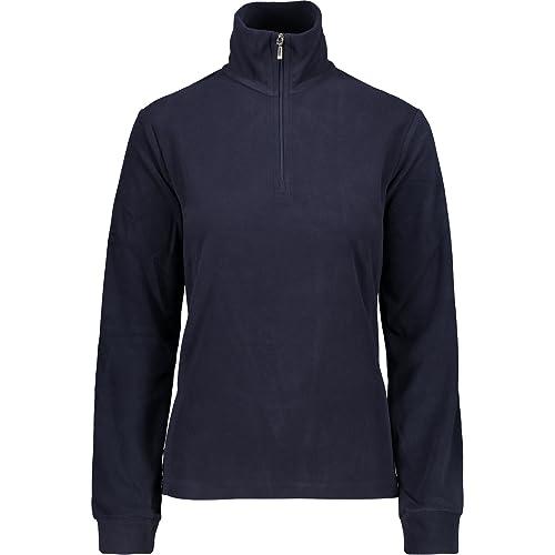 CMP Felpa Donna Arctic Fleece Nero/Blu