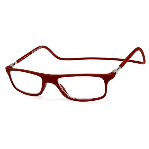 NEW VISION Occhiali da Lettura Uomo, Occhiali Calamitati da Collo, Certificazione CE, UV400 Occhiali Lettura per Uomo Donna, NV2904(C8, 2, diopters)