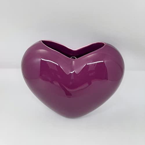 Umidificatore per Termosifone in Ceramica a Forma di Cuore Viola
