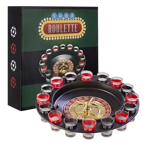 PREMIER Housewares Roulette Gioco da Bere con 16 Bicchierini