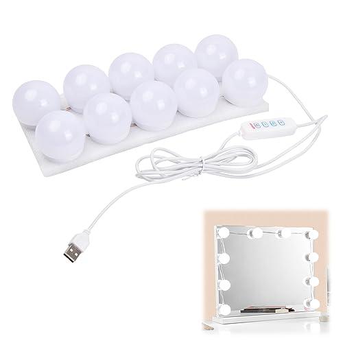 Jinlaili Luci da Specchio LED Dimmerabili Stile Hollywood