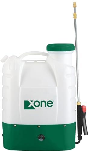 XONE Pompa a Spalla Irroratrice a Batteria Litio 12V 8Ah, 16 Litri