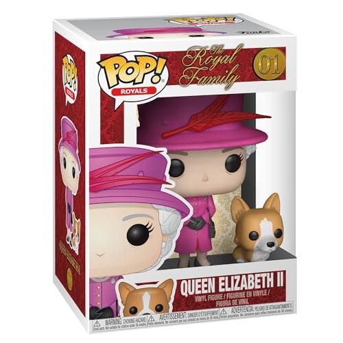 Funko POP! Queen Elizabeth II & Corgi Buddy: Royal Family - Figura in Vinile da Collezione
