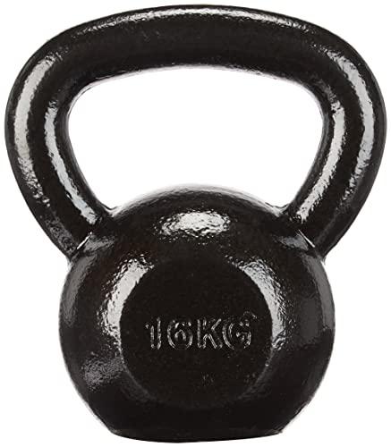 Kettlebell in Ghisa Amazon Basics, 16 kg, Nero