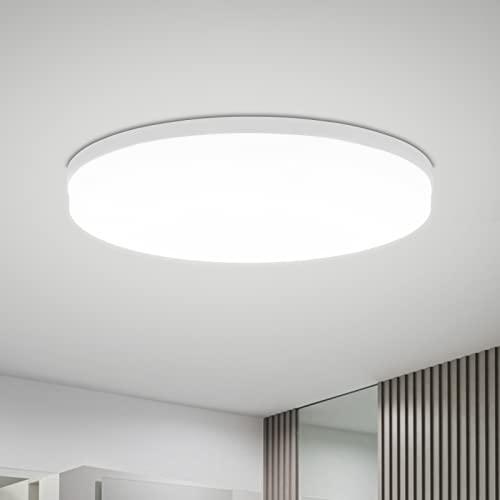 Combuh Plafoniera LED 48W 4320Lm Bianco Freddo Rotonda Ø30CM