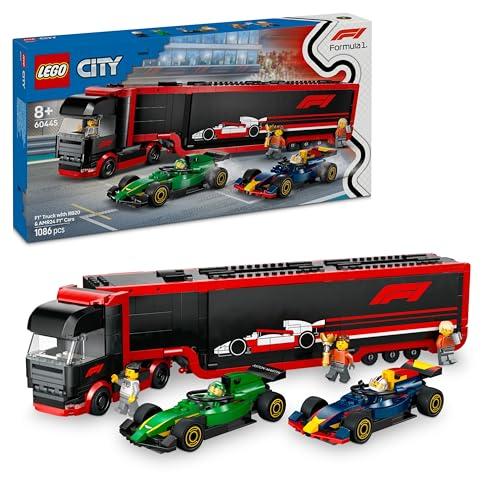LEGO City Autotrasportatore F1 con Monoposto RB20 e AMR24 F1
