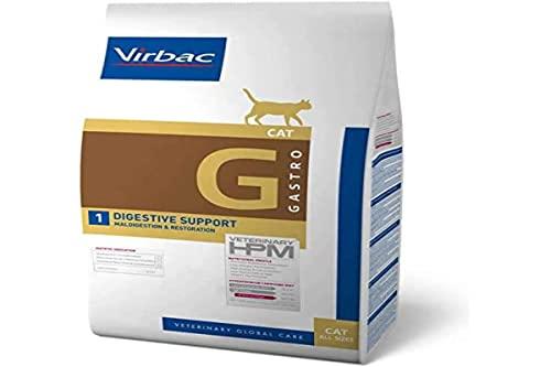 Virbac Veterinary HPM Vet Digestive - Supporto per alimenti per gatti, 1,5 kg