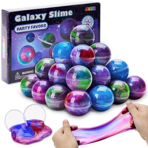 JOYIN Kit Slime Galassia, 24 Pezzi - Divertimento Elastico e Sicuro per Feste e Relax