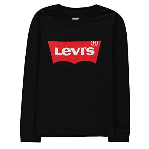 Levi's Lvb L/S Batwing Tee, Maglia a Maniche Lunghe Bambini e Ragazzi, Nera